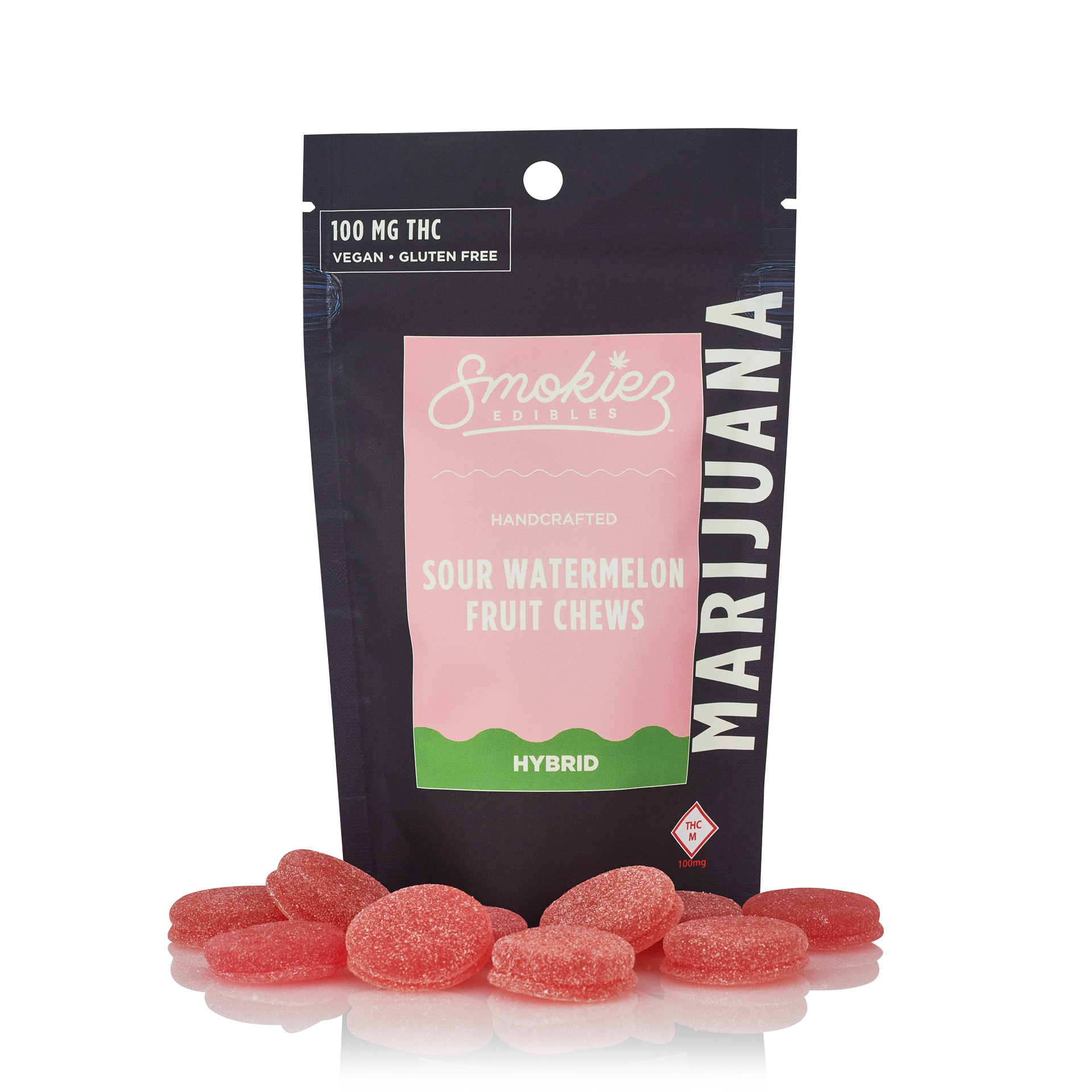 Photograph of product: Smokiez - Gummies Watermelon - 100mg