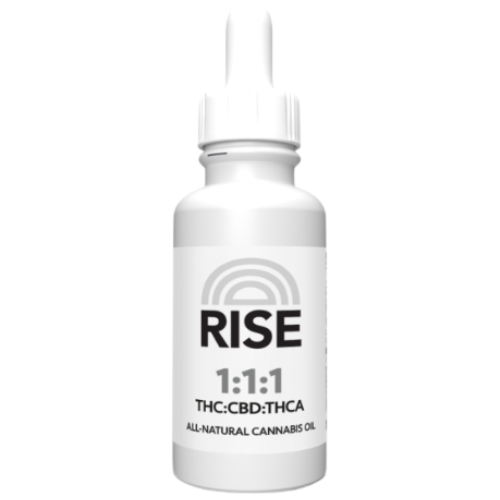 Photograph of product: Rise Tincture 1:1:1 TH-oui: TH-ouiA: CBD 600mg