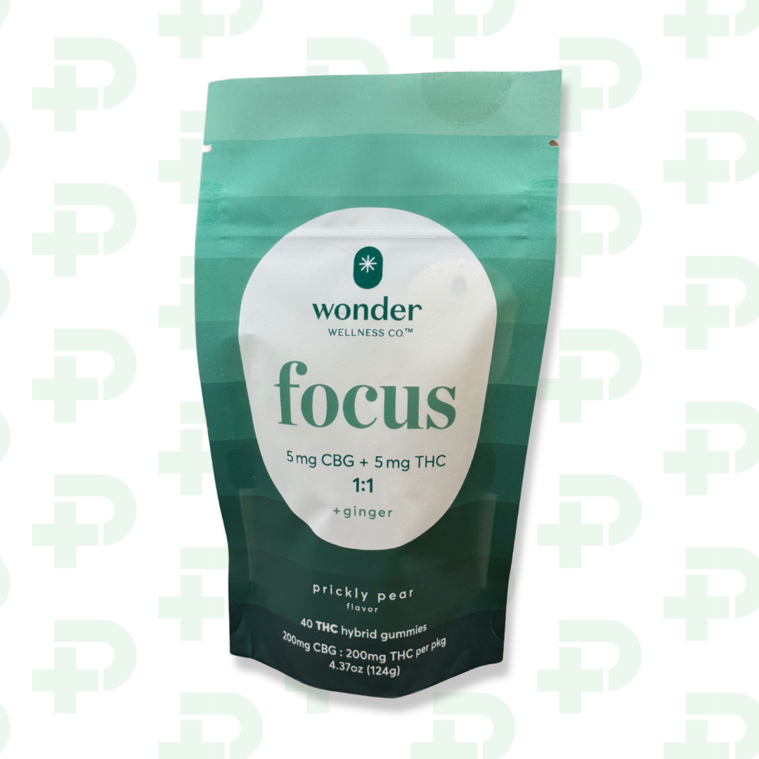 Photograph of product: Wonder Gummies 200mg - CBG 1:1 - Focus Prickly Pear