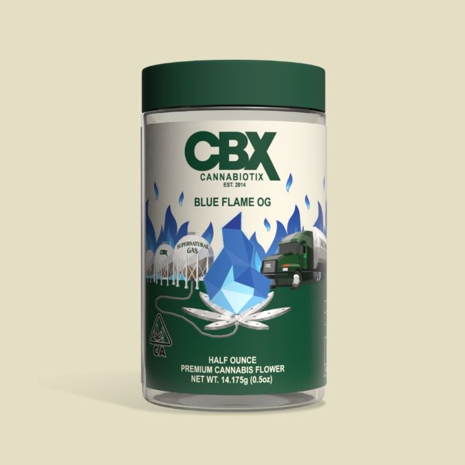 Photograph of product: BLUE FLAME OG 14G - CANNABIOTIX