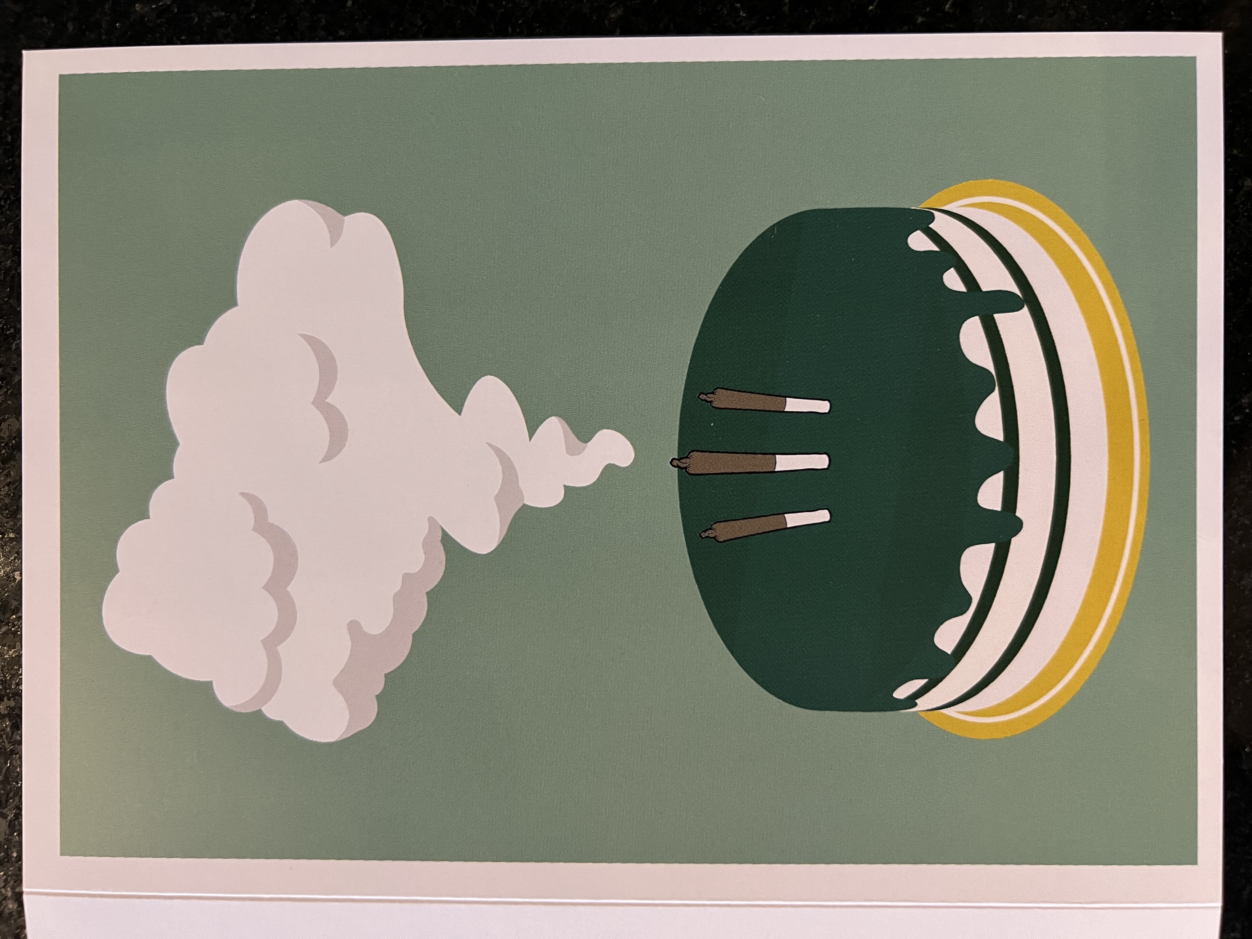 Photograph of product: Birthday Cake - Greeting Card