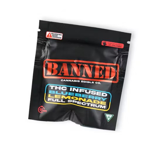 Photograph of product: AU Banned: Blueberry Lemonade Single Gummy 200mg