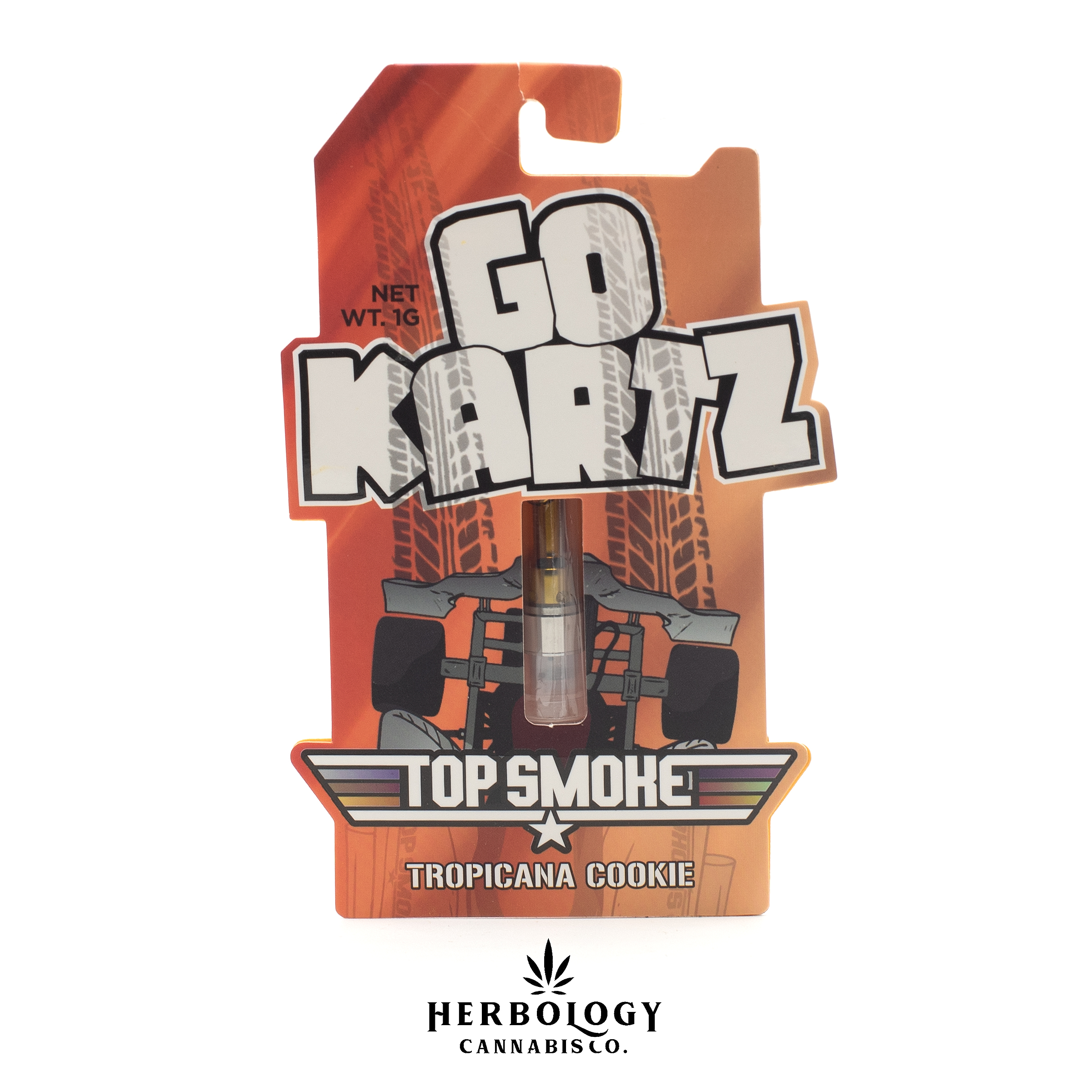 Photograph of Product: Go Kartz | Distillate 510 Carts | Tropicana Cookie | 1g