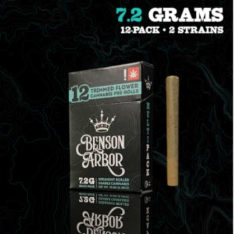 Photograph of product: (2) Road Rubber #5 / Paris Kush (x12) Preroll Pack