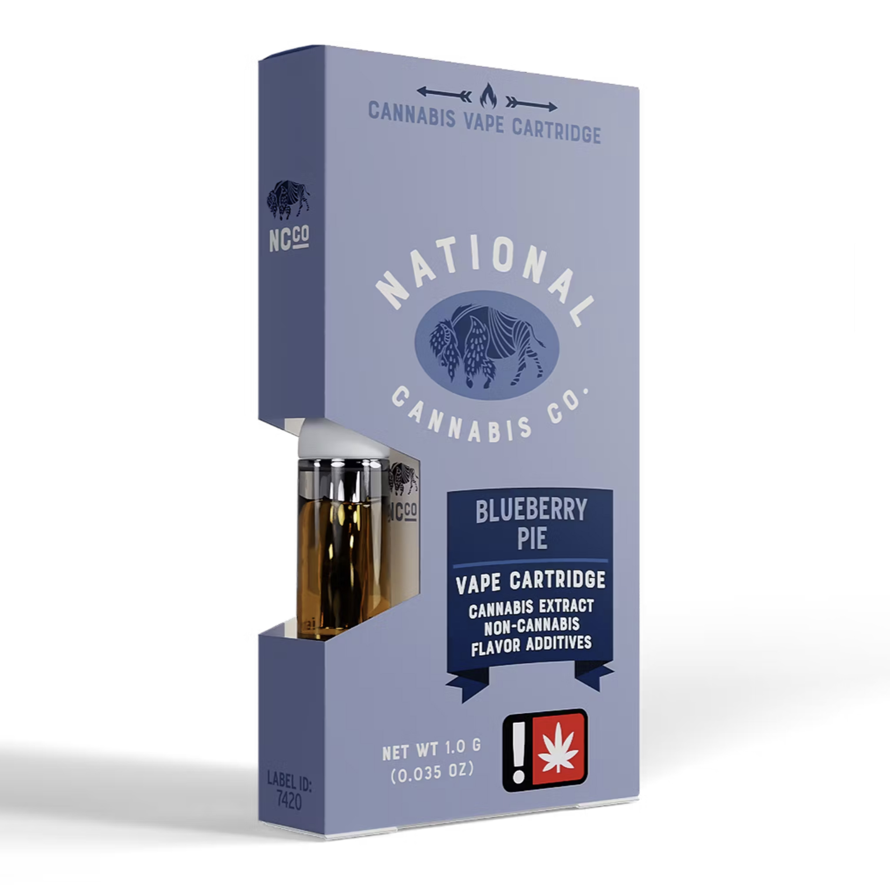 Photograph of product: National Oui'd - Blueberry P!e Cart