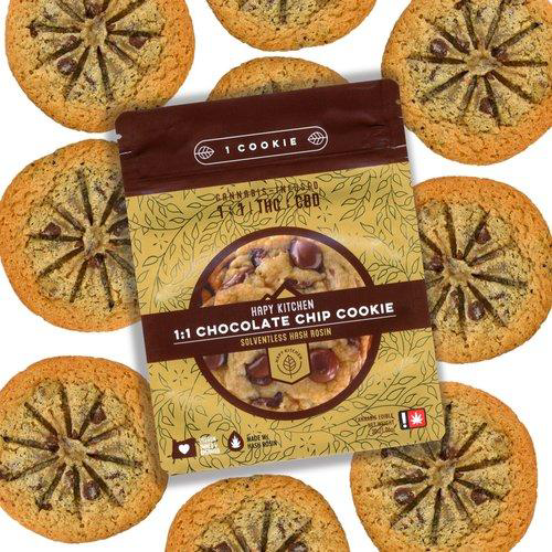 Photograph of product: Hapy Kitchen Cookie 1:1 100mg - Chocolate Chip