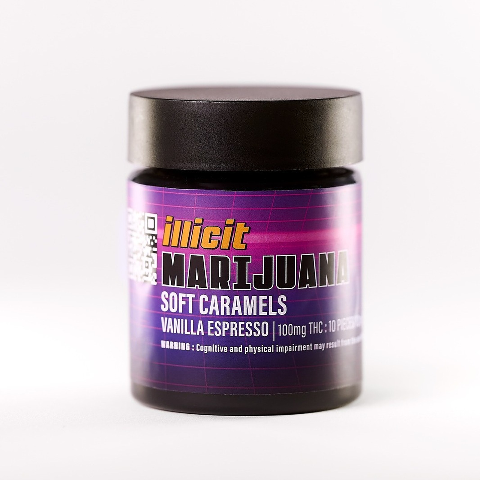 Photograph of product: Illicit | Vanilla Espresso Caramel | Edibles | Soft Caramels