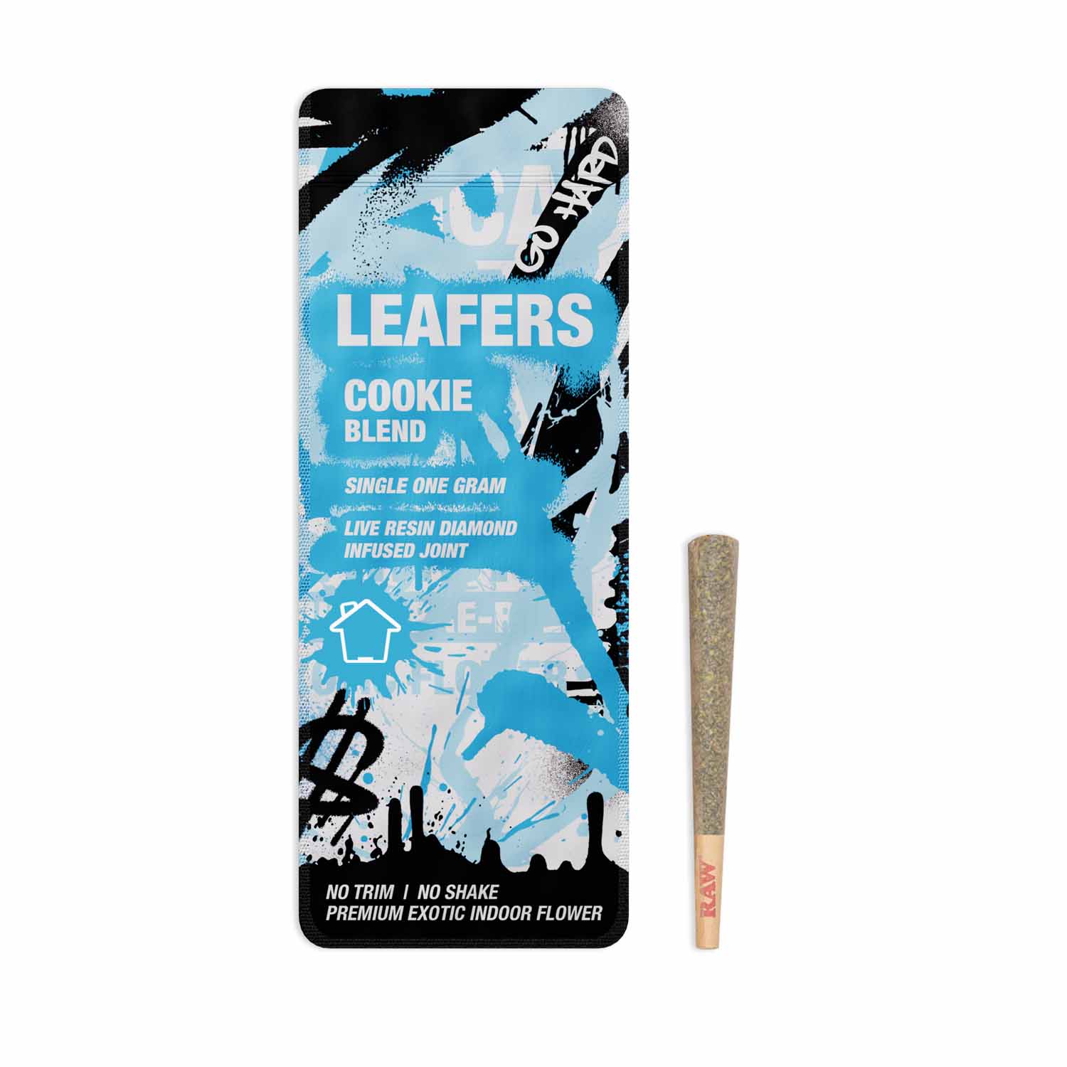 Photograph of product: Leafers Infused Preroll Cookie Blend Single 1g