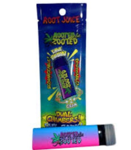 Photograph of product: ROOTED & ZOOTED | MAUI WOWIE | LIVE RESIN | .5G DUAL DISPOSABLE (MUST ORDER OTHER HALF - .5G WATE...