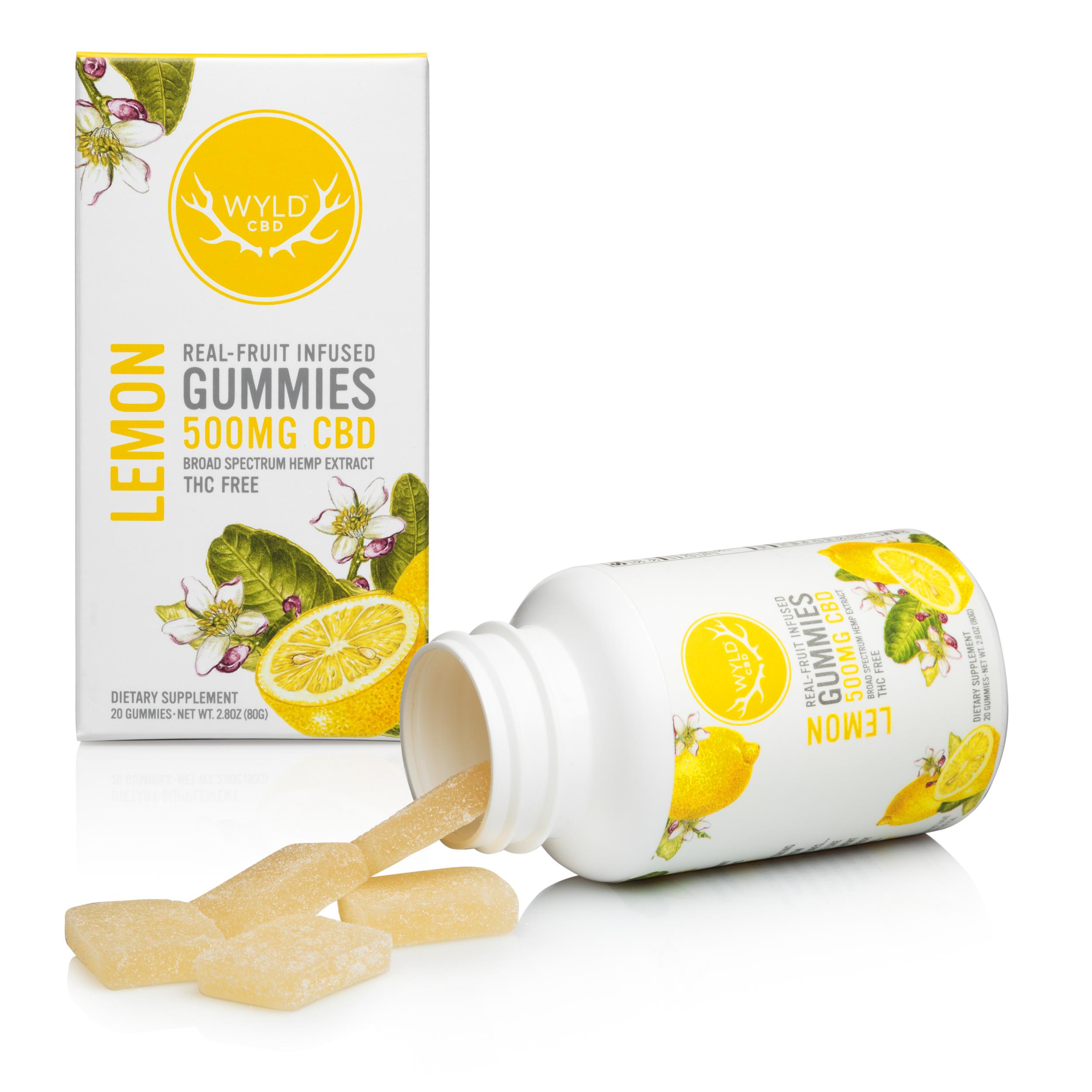 Photograph of product: Wyld - Lemon - 20pk Hemp Gummy