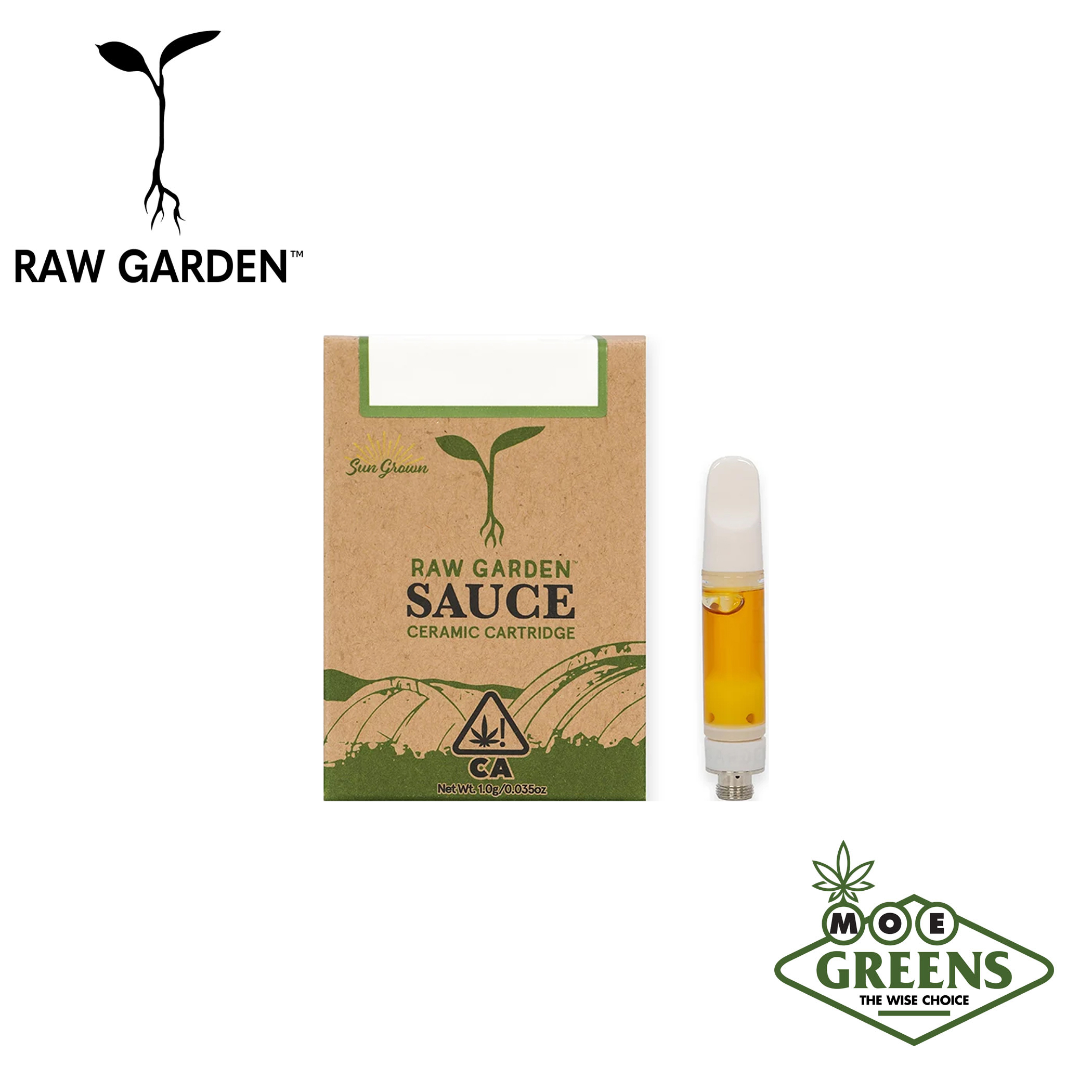 Photograph of product: GREEN CRACK CERAMIC CARTRIDGE [LIVE RESIN SAUCE]