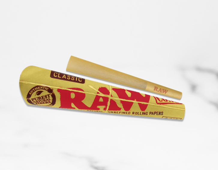 Photograph of product: RAW | Cones | 1 1/4 | Classic | 6PK