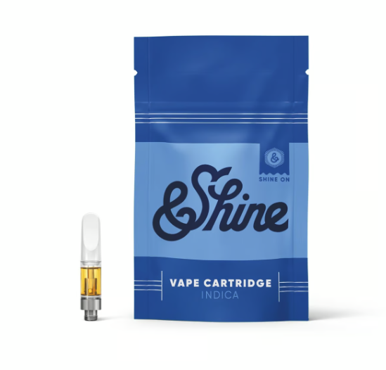 Photograph of product: &Shine  |  Fire OG  | Vape Carts .5g