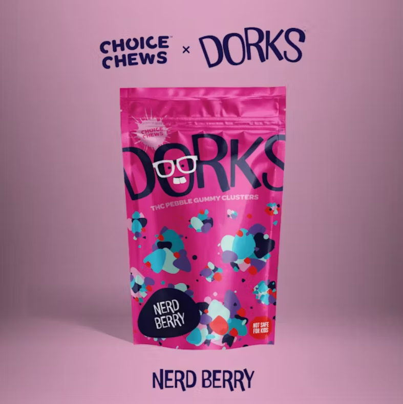 Photograph of product: Dorks | Nerd Berry | Infused Edibles | 200mg | Oui'd