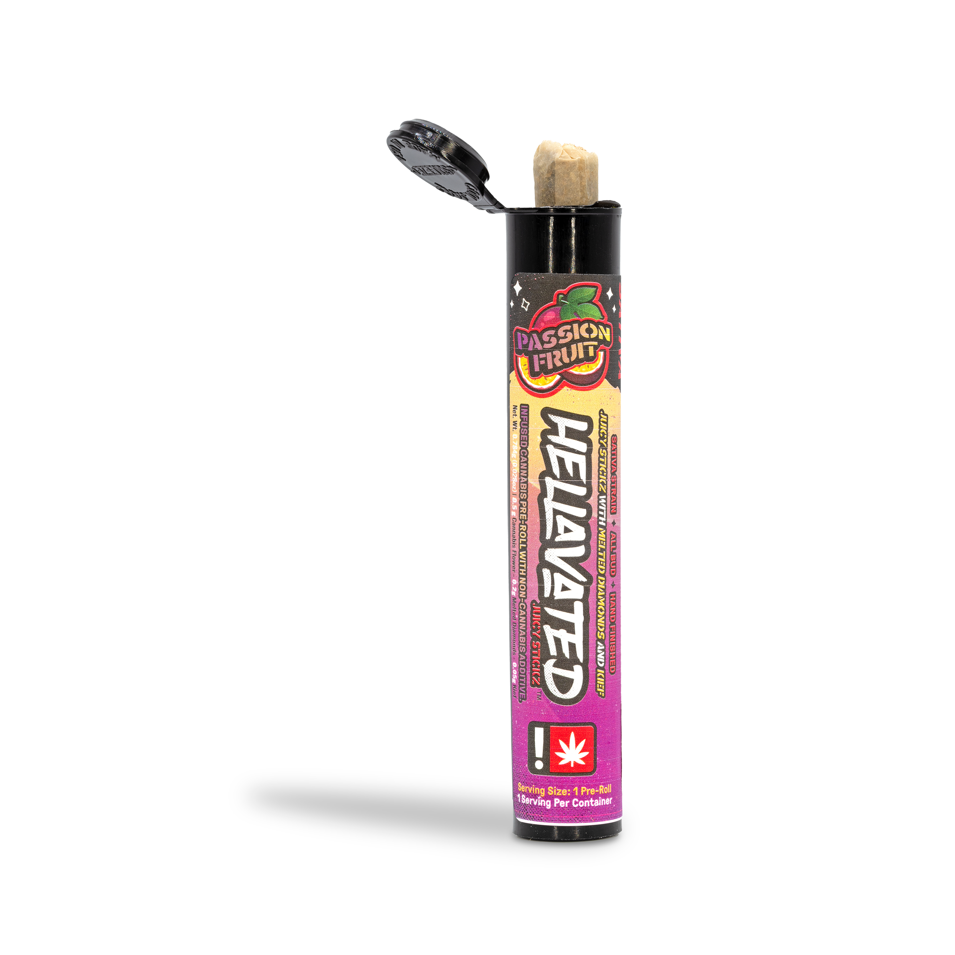 Photograph of product: Hellavated - Passionfruit Infused Preroll