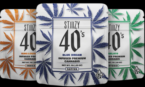 Photograph of product: Stiiizy 40's | Infused Flower | Pink Acai - 2g