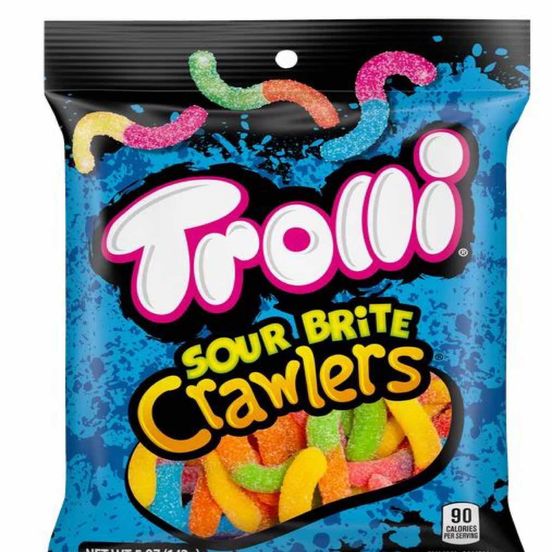 Photograph of product: Trolli Sour Brite Crawlers gummie worms - 