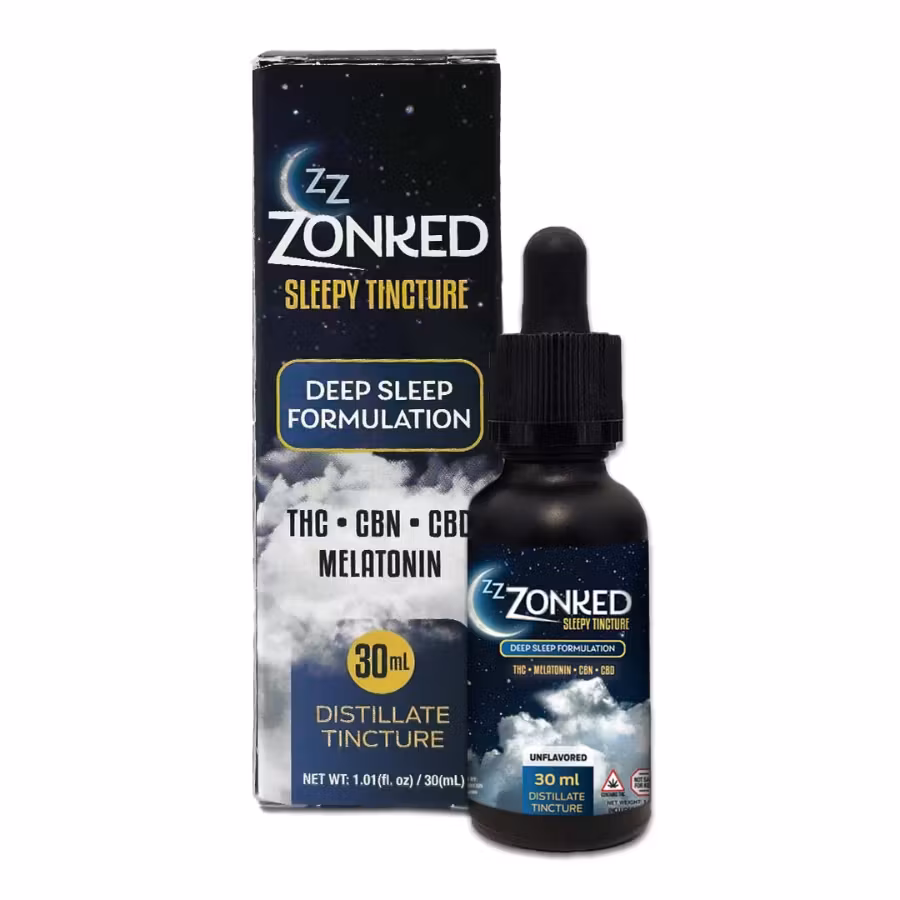 Photograph of product: Zzzonked Sleepy Tincture 30mL Bottles