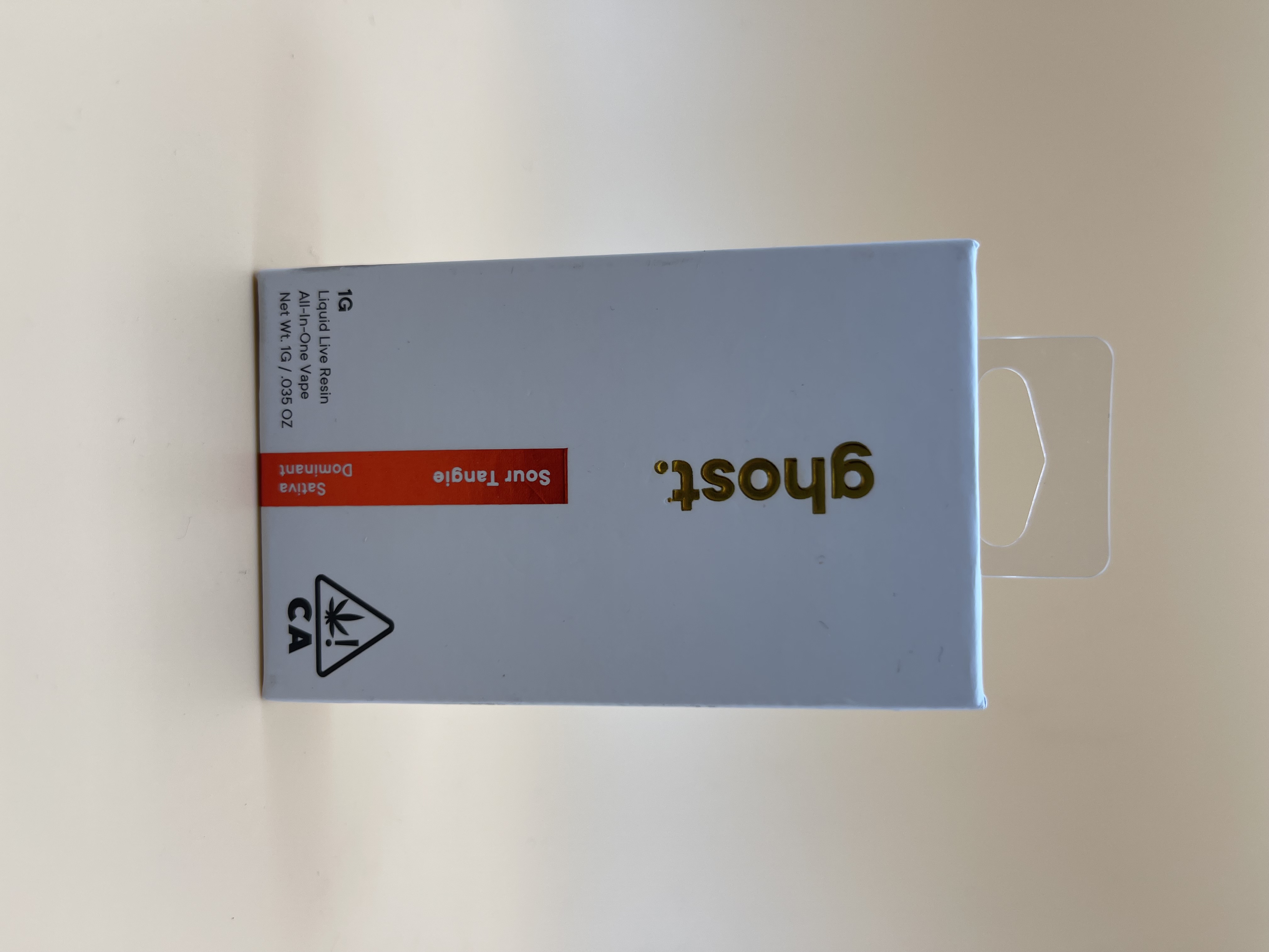 Photograph of product: Ghost - Disposable - Sour Tangie