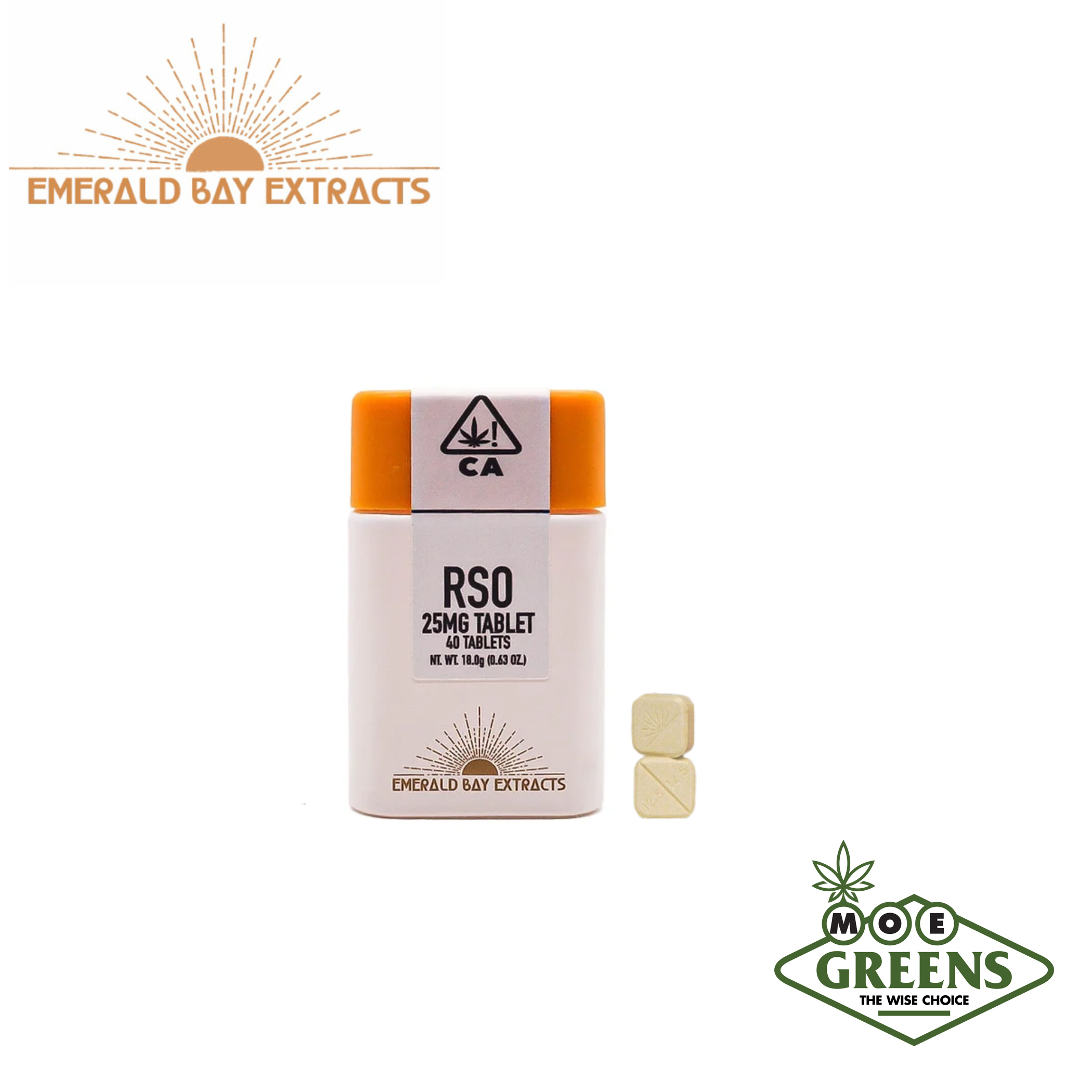 Photograph of product: BLUE DREAM RSO FULL-SPECTRUM TABLETS 25MG [1000MG]