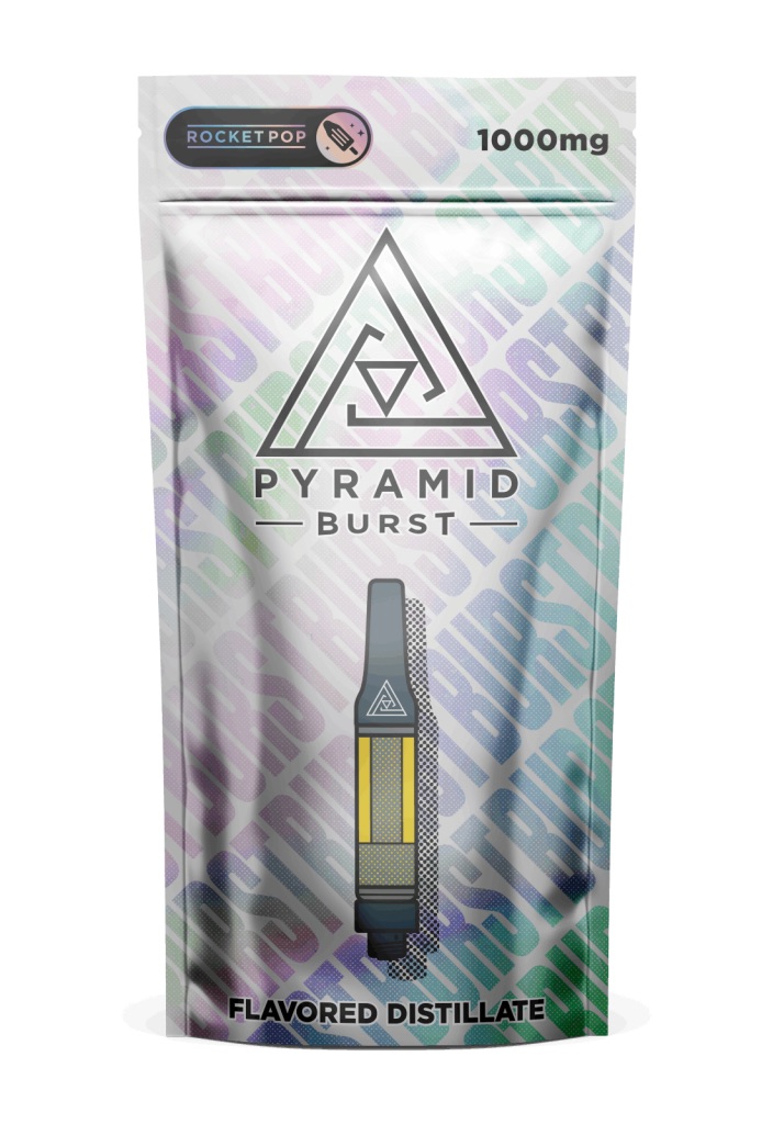 Photograph of product: Pyramid | Burst Cart | Rocket Pop | 1g
