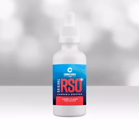 Photograph of product: Cannalicious Labs - RSO Dropper Original - (1g) - **CHERRY** (2/$30)