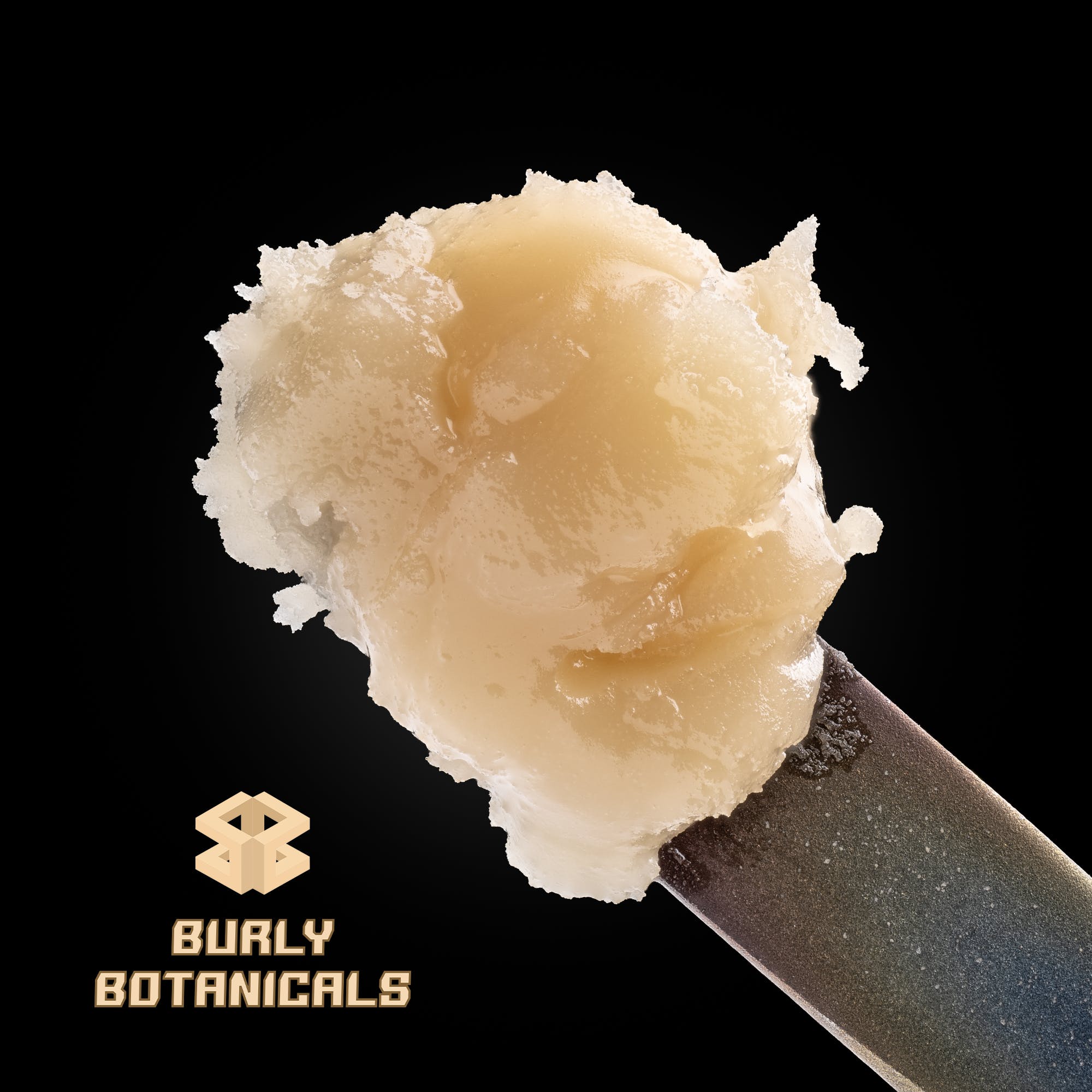 Photograph of Product: Burly Botanicals - Extract - AMG Sour Live Hash Rosin