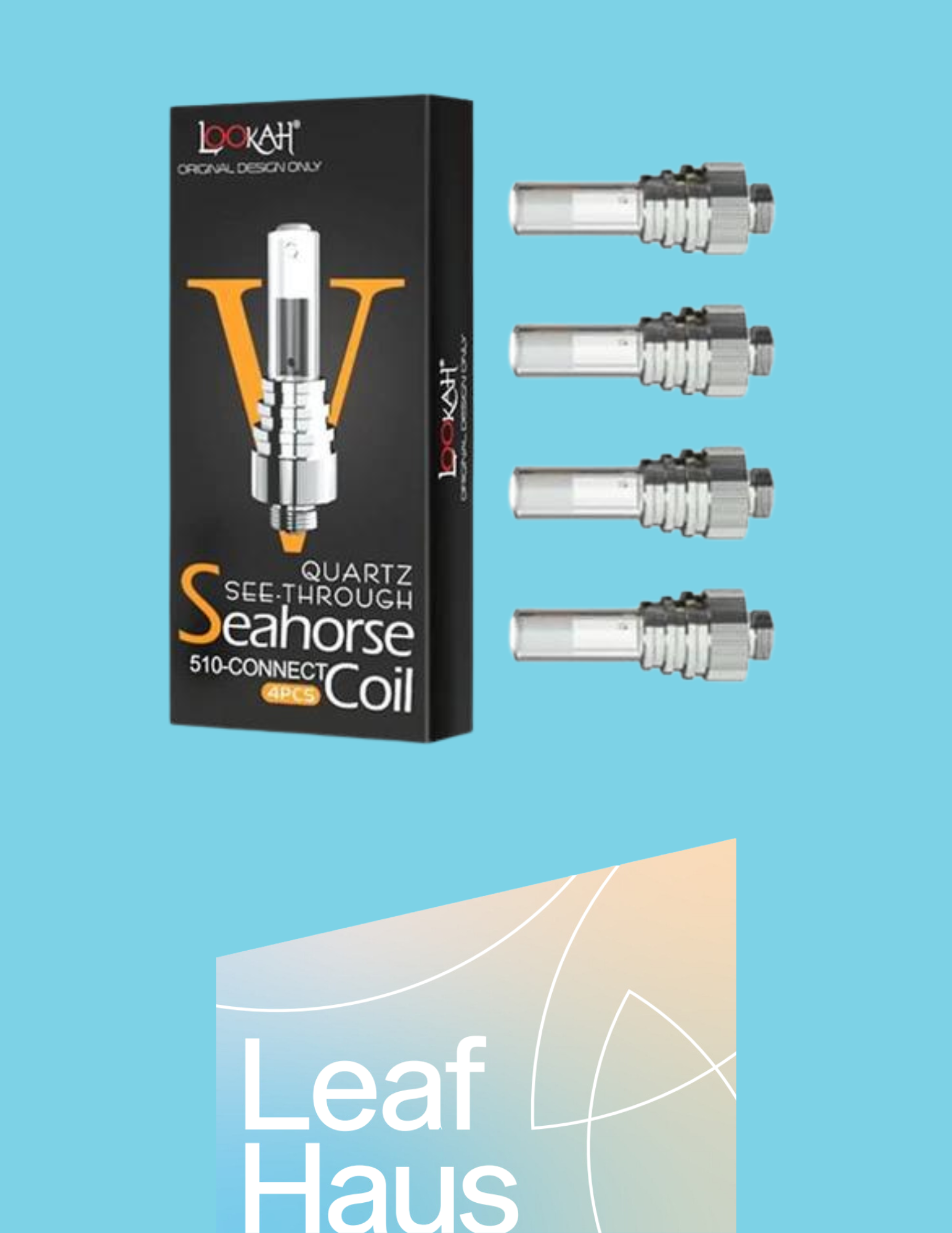 Photograph of product: Lookah - Seahorse V Coil 4-Pack