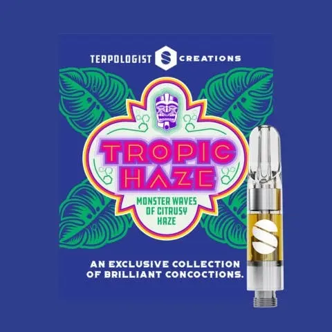 Photograph of product: Liquid Diamond Vape - Tropic Haze - 0.5g