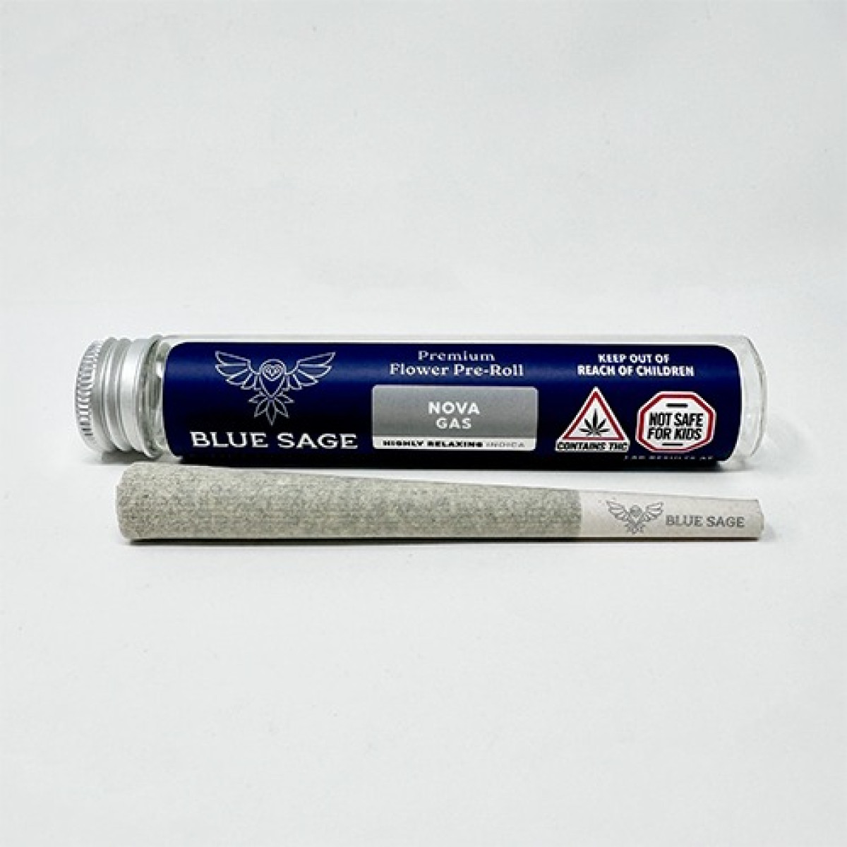 Photograph of product: Blue Sage | Nova Gas | 1g Pre Roll