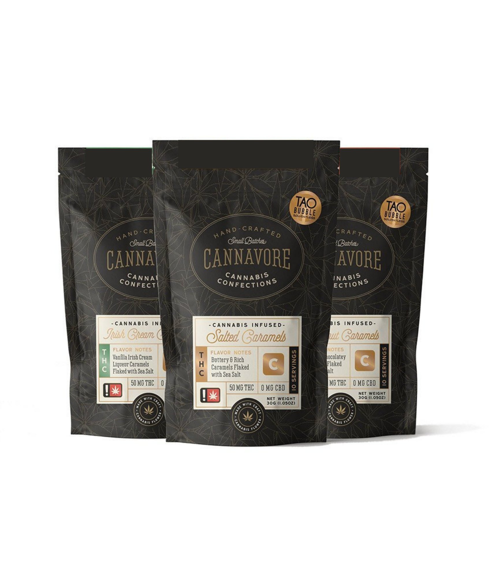 Photograph of product: Cannavore Irish Cream 3:1  TH-oui:CBG Caramels