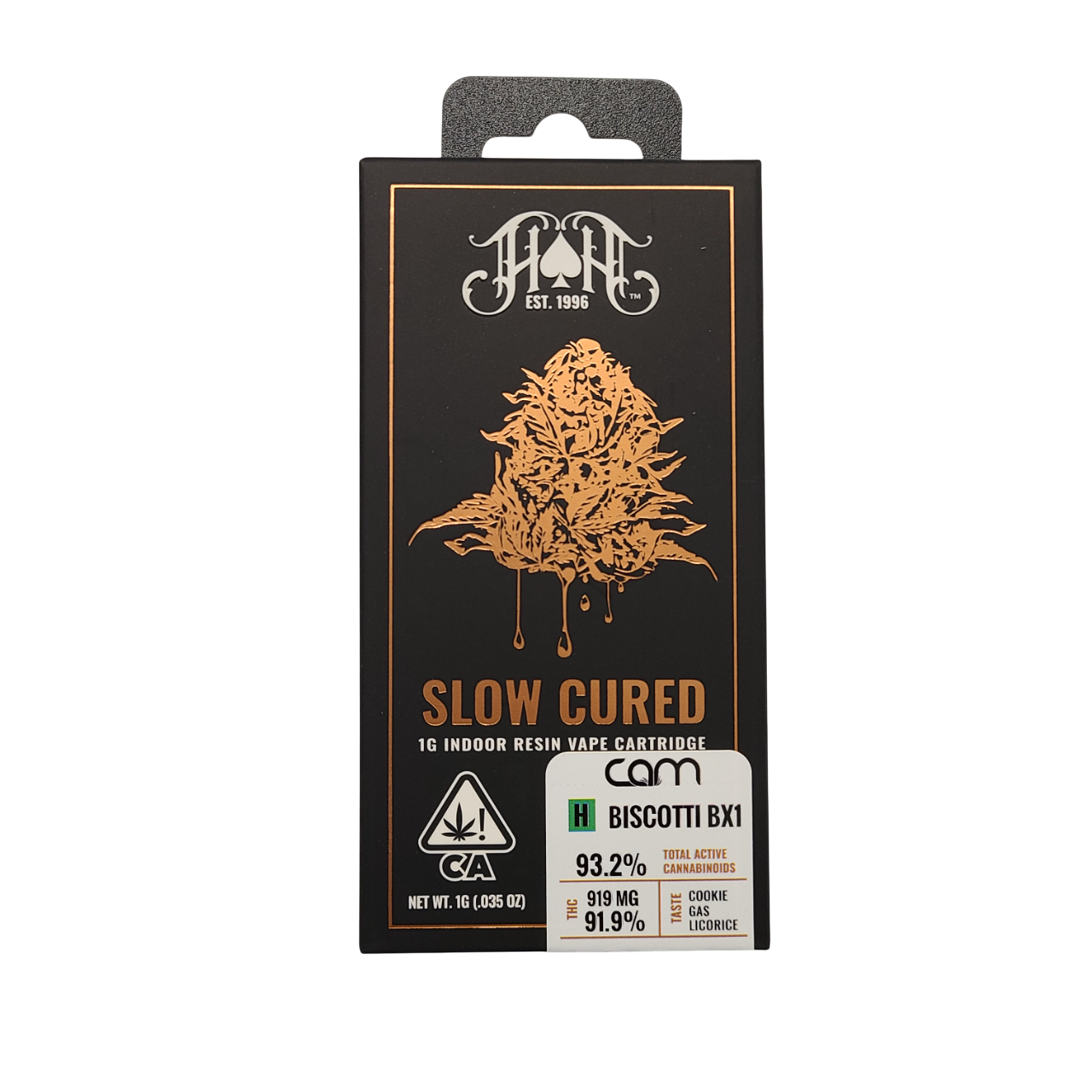 Photograph of product: BISCOTTI BX1 1G INDOOR RESIN CARTRIDGE