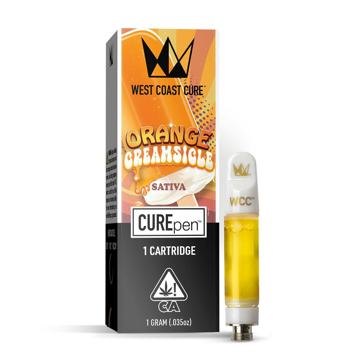 Photograph of product: WCC 1g Cartridge - Orange Creamsicle