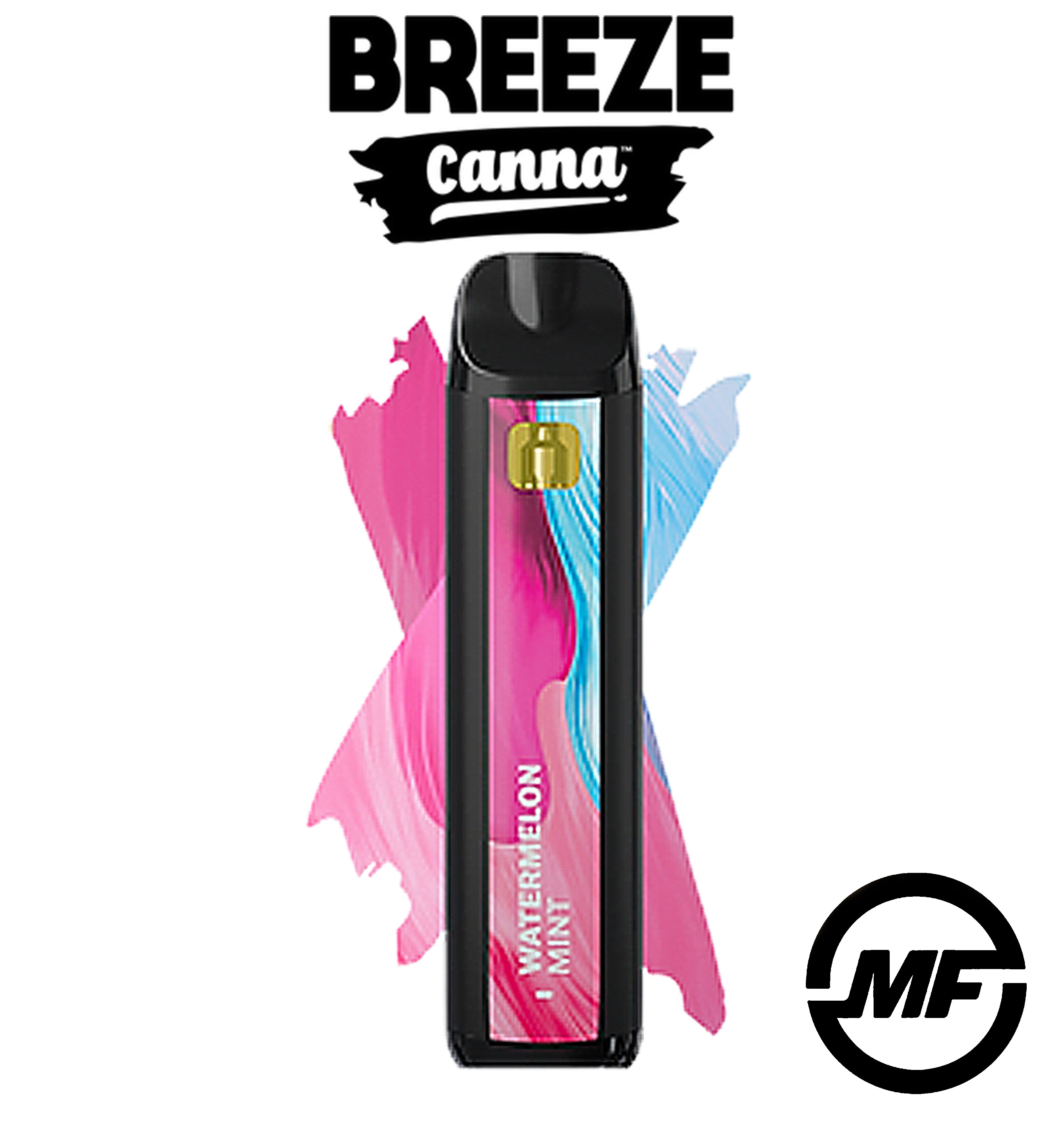 Photograph of product: Breeze Canna Pro | Watermelon Mint | 1g | Disposable