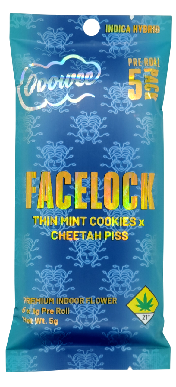Photograph of product: Ooowee PR Pack Facelock 5 x 1g