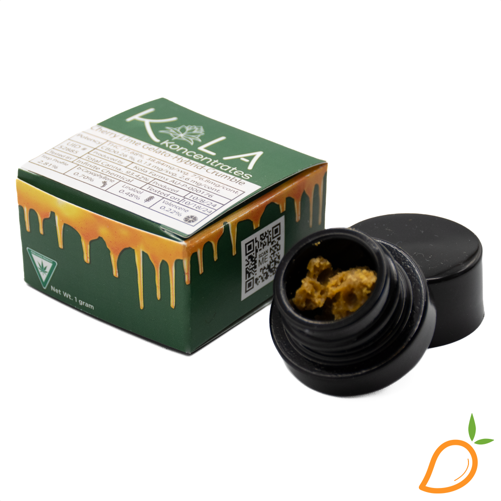 Photograph of Product: 1g Cherry Lime Gelato Cured Resin Kola Farms