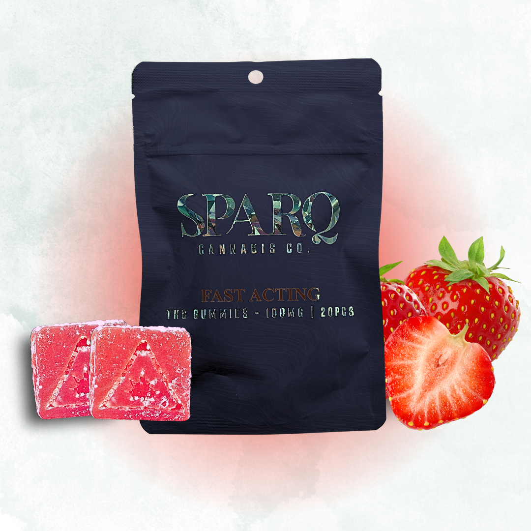 Photograph of product: Strawberry Gummies 20-pack - 100mg