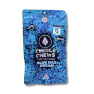 Photograph of product: Choice Chews | Blue Raz Dream Oui'd Gummies 20pk | 100mg