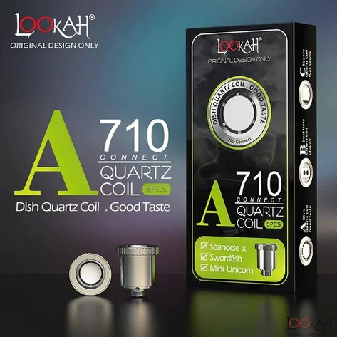 Photograph of product: Lookah - Unicorn Quartz Coil - 5pk