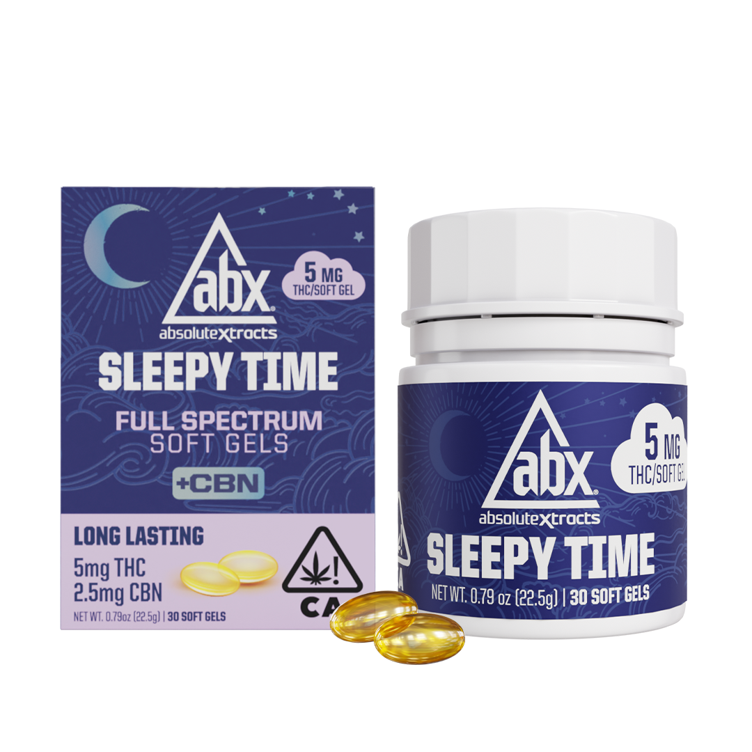Photograph of product: SLEEPY TIME 5MG 30 PACK SOFT GELS