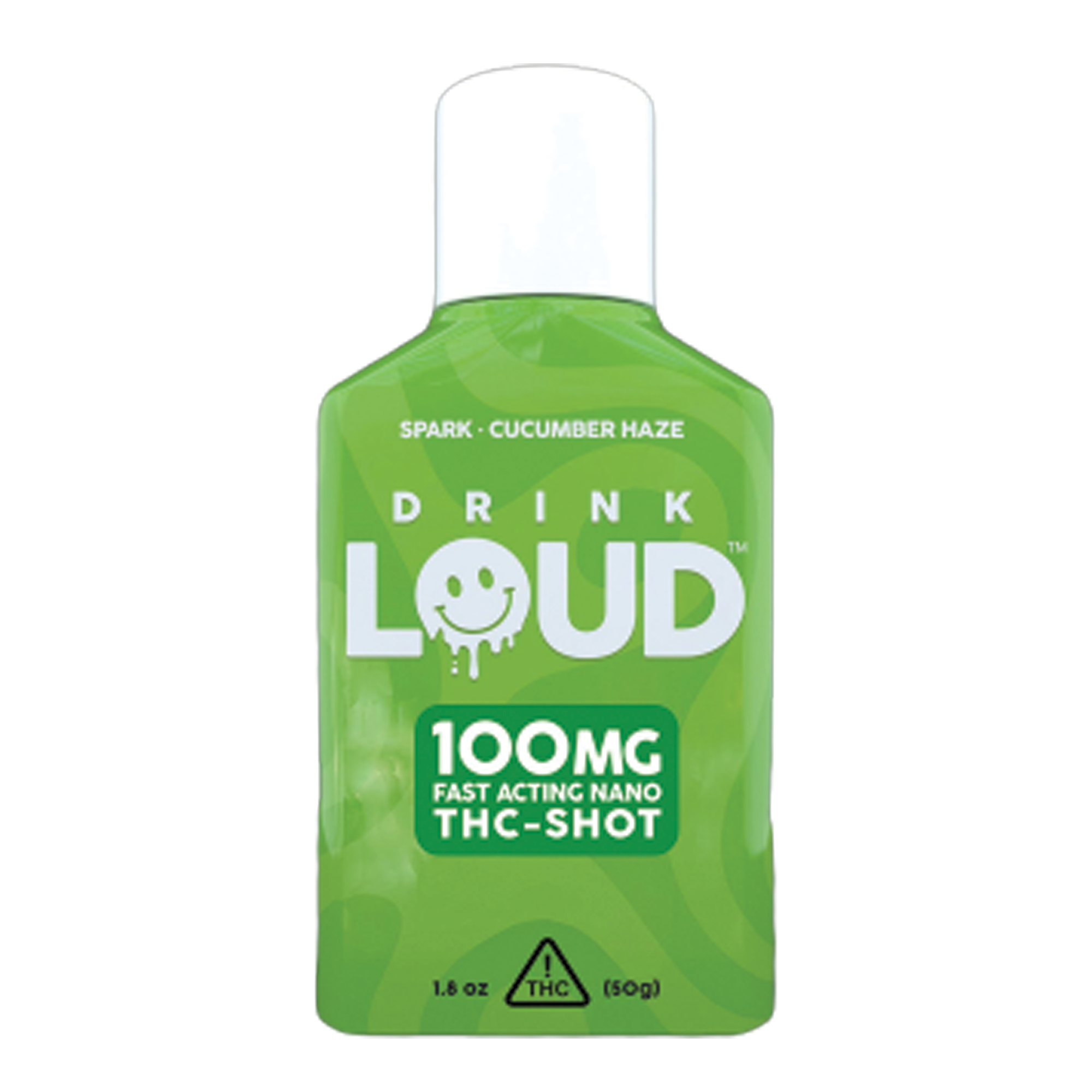 Photograph of product: 100MG TH-oui Shot Rove Drink Loud Cucumber Haze