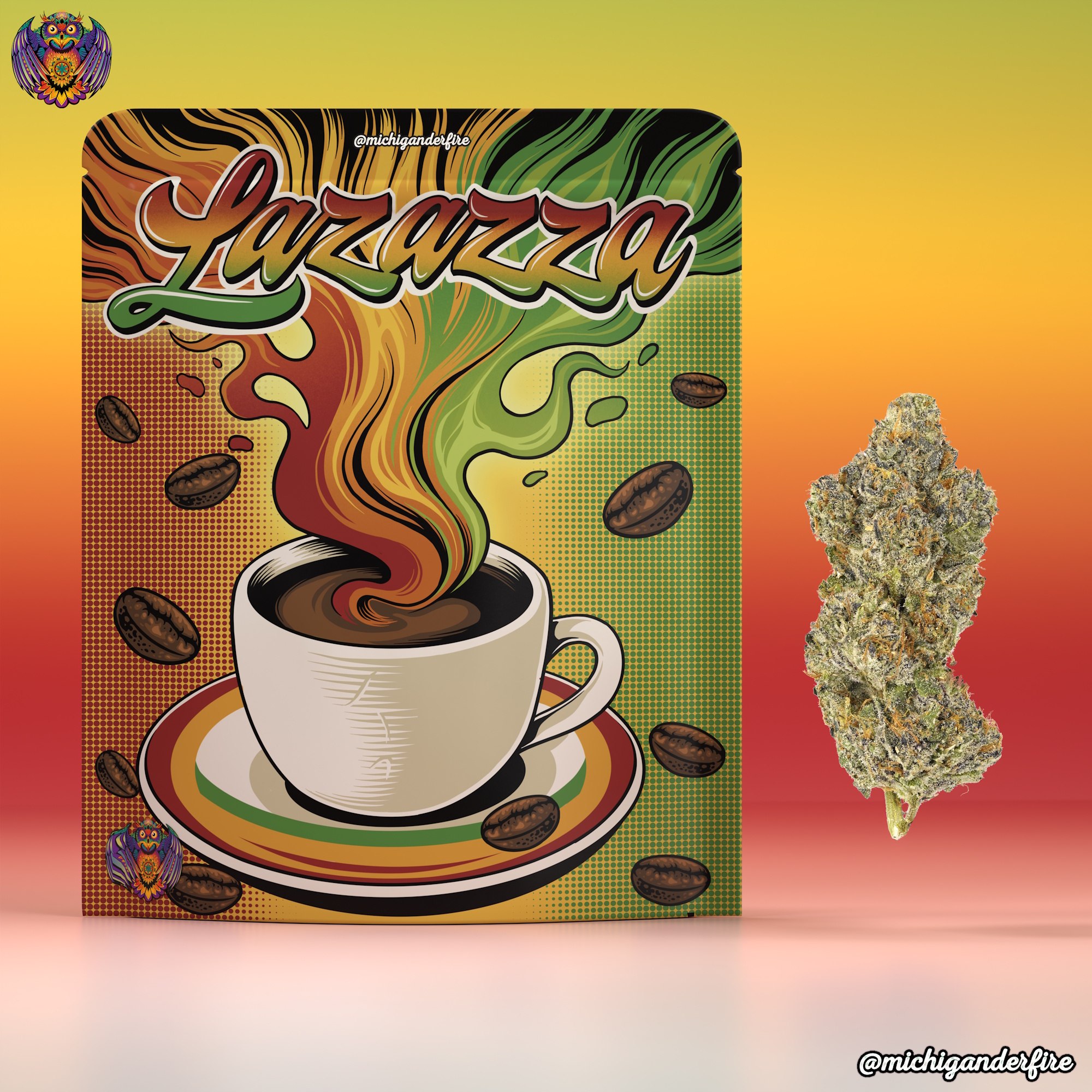 Photograph of product: Michigander Fire | Lazazza - 3.5g