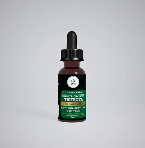 Photograph of product: Trifecta 1:1:1 Tincture | 900mg - ERVA