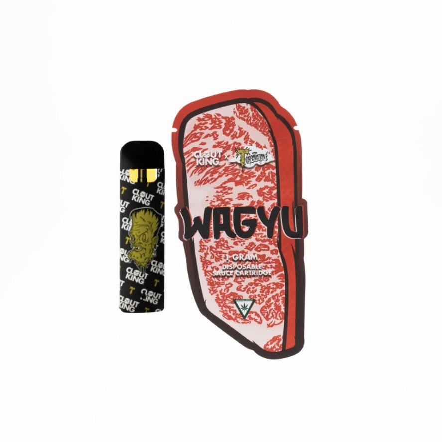 Photograph of product: Clout King | Disposable Sauce Vapor Cartridge | Wagyu