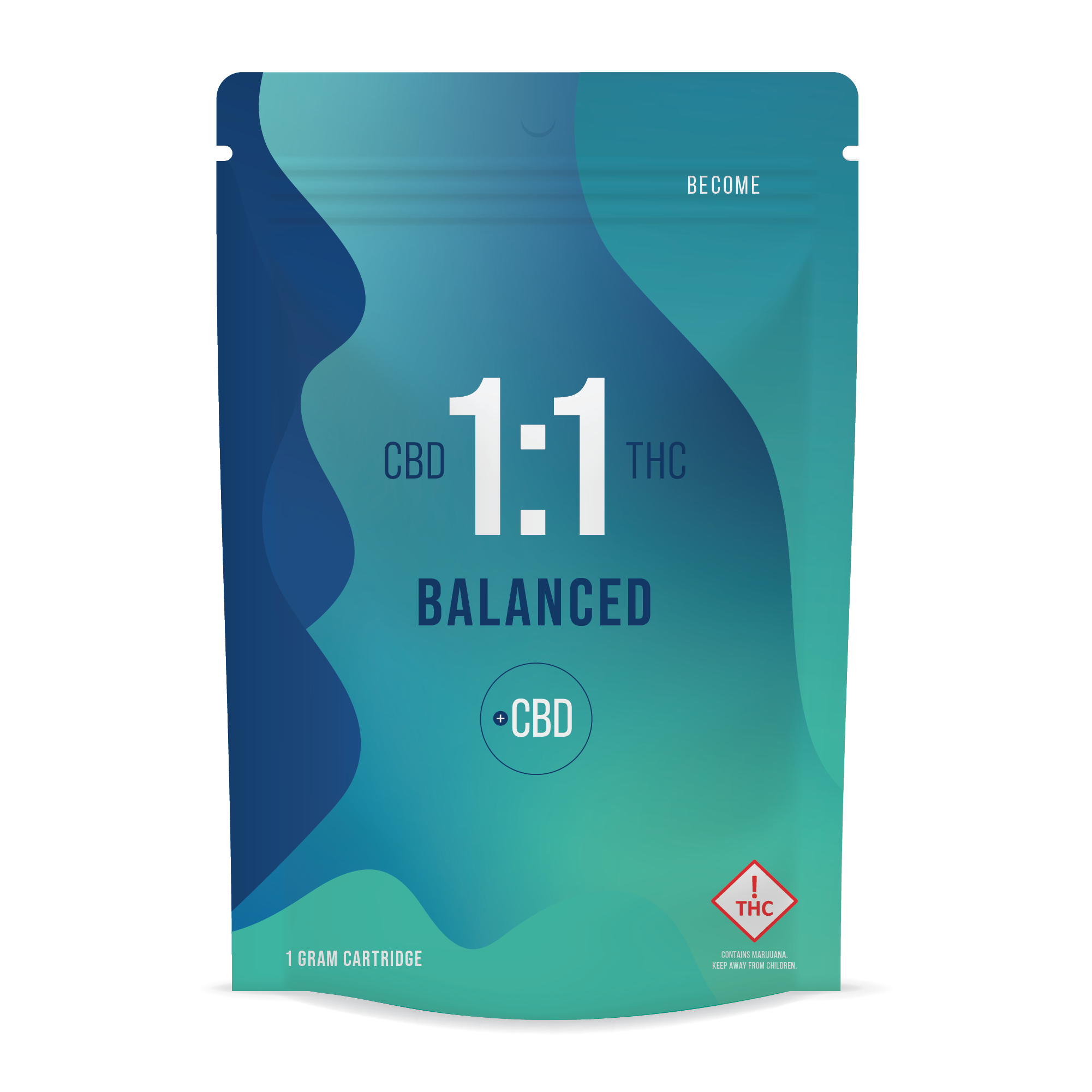 Photograph of product: Batch: Become Balanced 1:1 CBD:TH-oui Cart