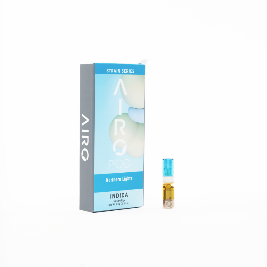 Photograph of product: AiroPro | 1g | Vape | Distillate Cartridge | Northern Lights