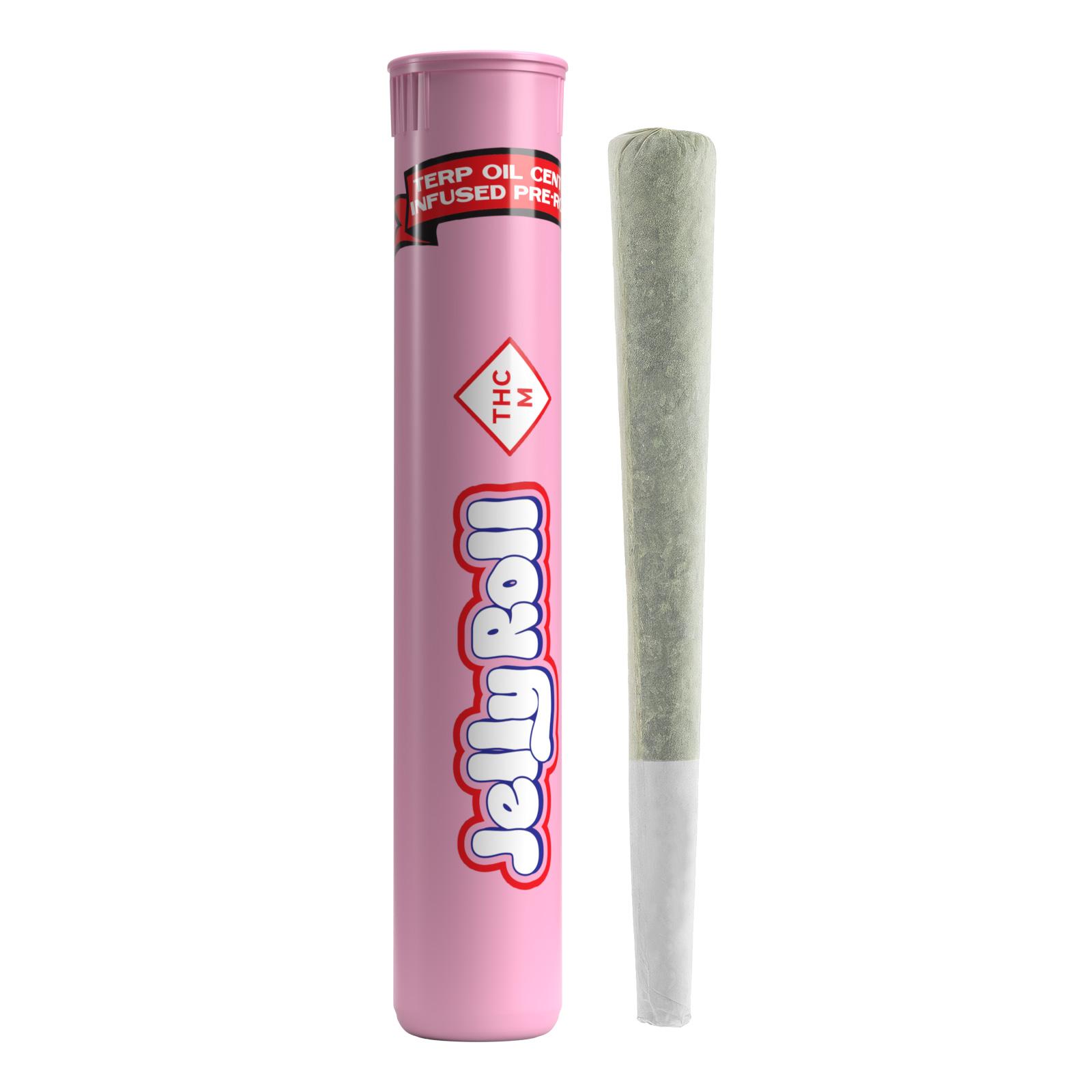 Photograph of product: JELLY ROLL | ORANGE CREAMSICLE | INFUSED PREROLL | 1.1G | HYBRID