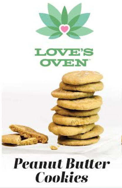Photograph of product: Love's Oven (H) Solventless Peanut Butter Cookies 10pk 100mg