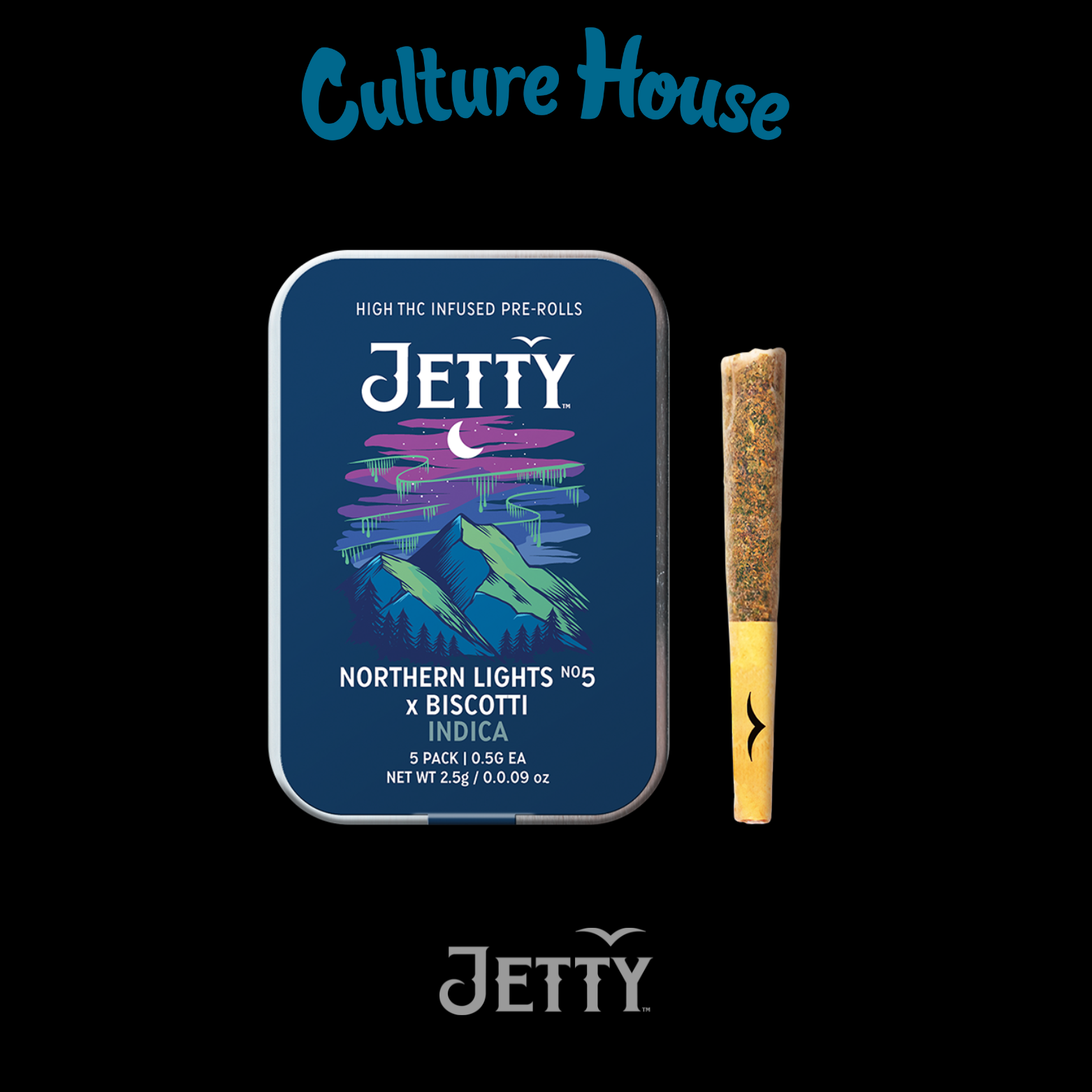 Photograph of product: Jetty | Northern Lights #5 x Biscoti | Infused P. Roll 5PK