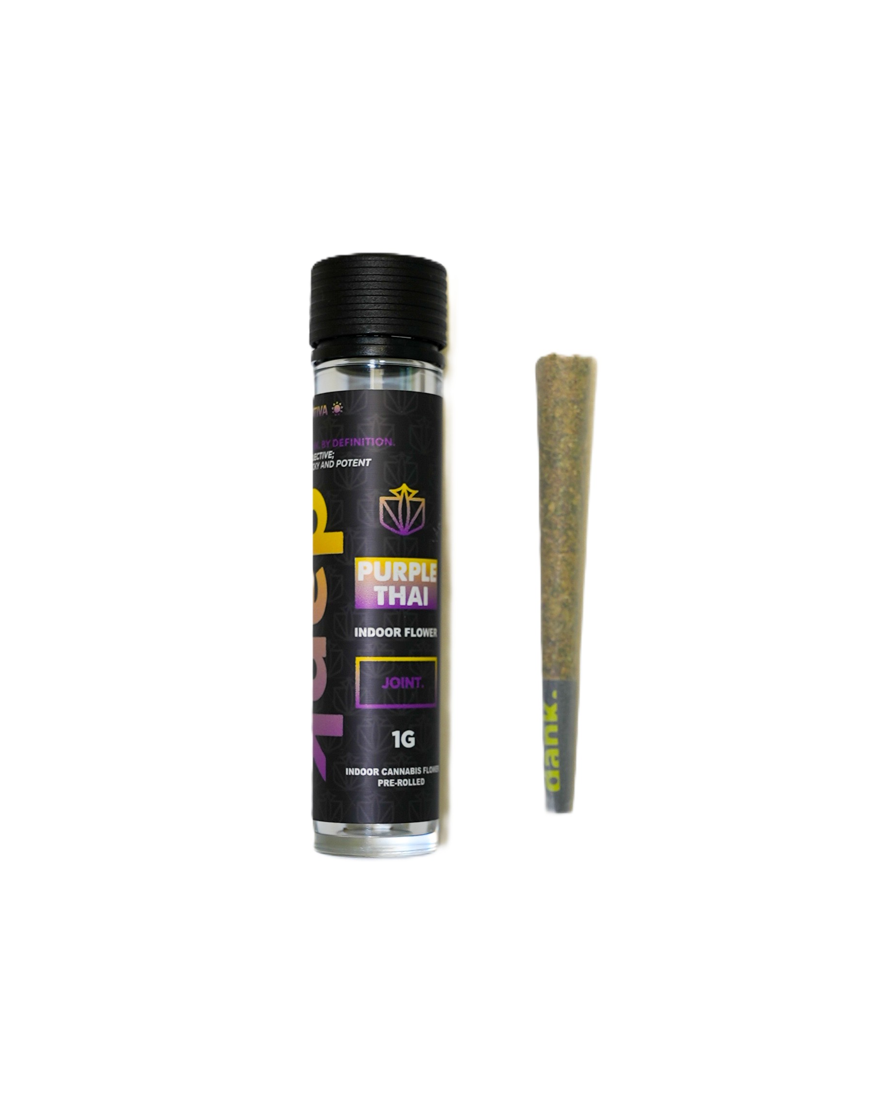 Photograph of product: Dank | Preroll | Purple Thai | 1g
